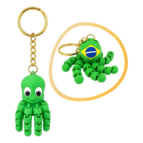 Chaveiro Polvo Articulado