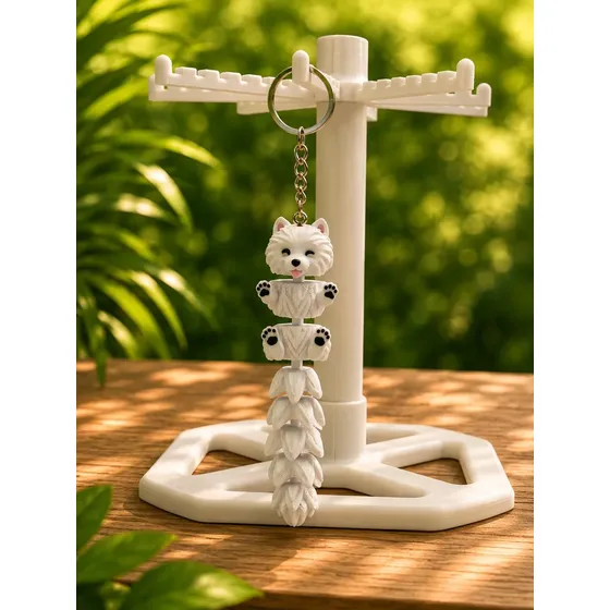 Chaveiro Samoyeda Articulado