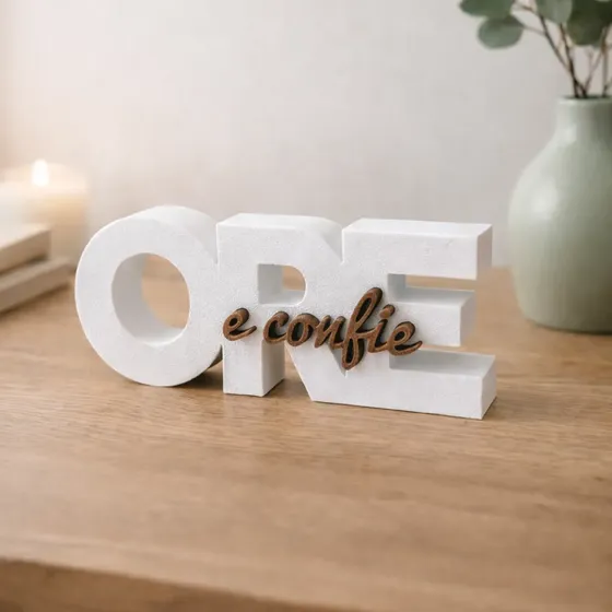 Enfeite Ore e Confie